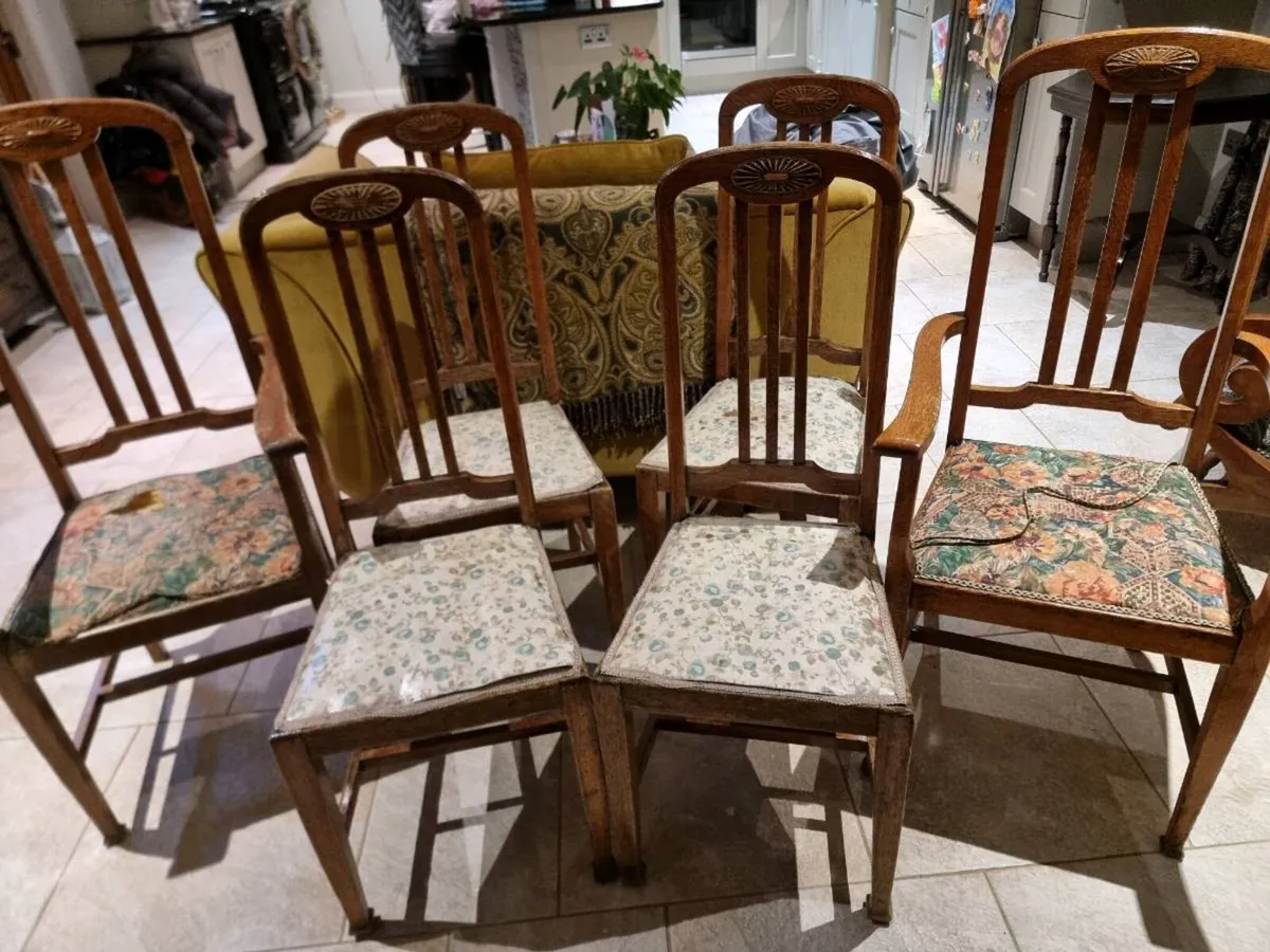 Antique Chairs x 6...€60 - Image 2