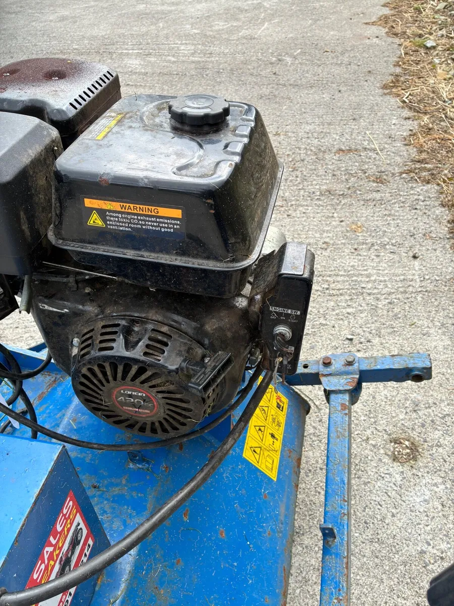 Flail mower and quad trailer - Image 2