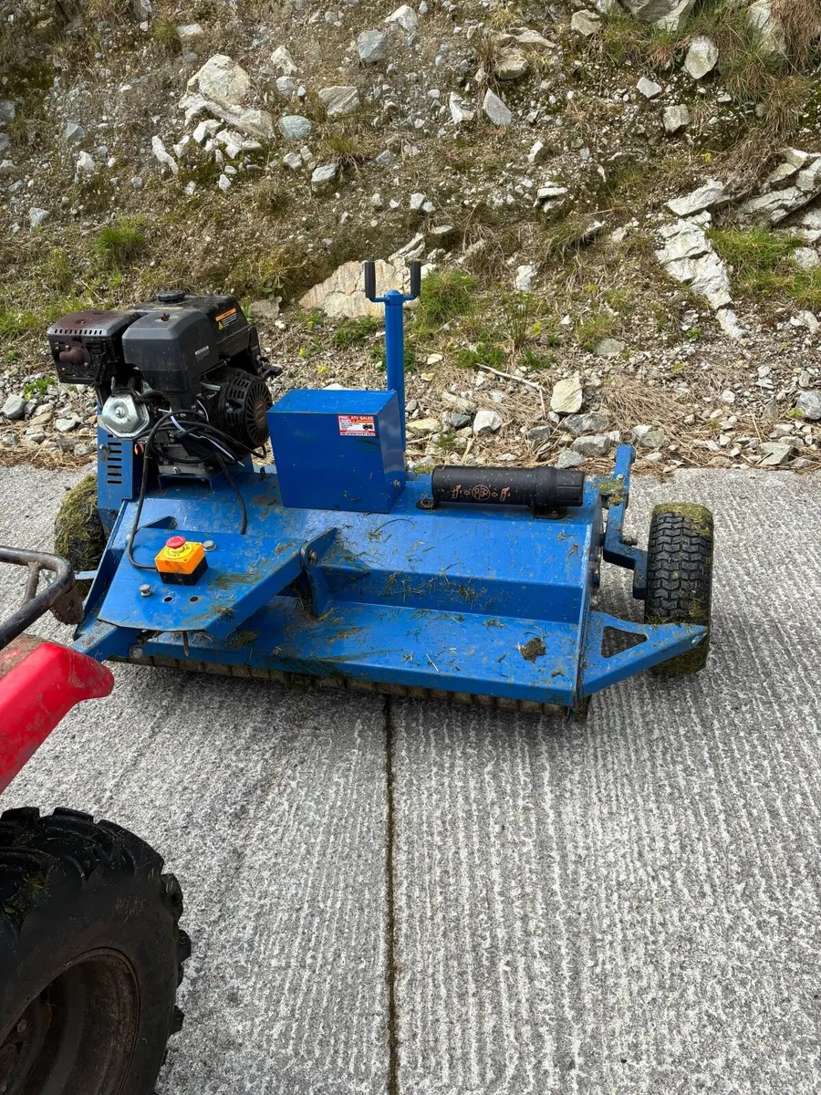 Flail mower and quad trailer - Image 1