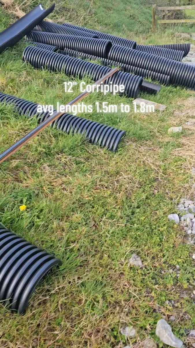 12" corripipe half's 6ft lengths - Image 2
