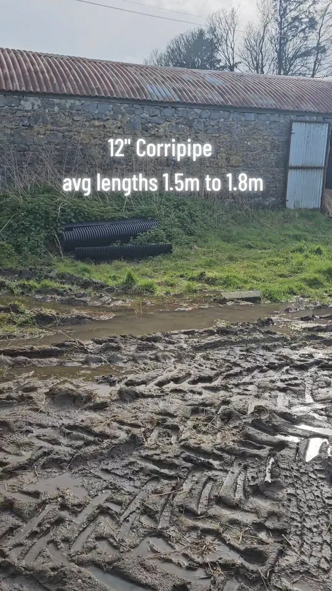 12" corripipe half's 6ft lengths - Image 3