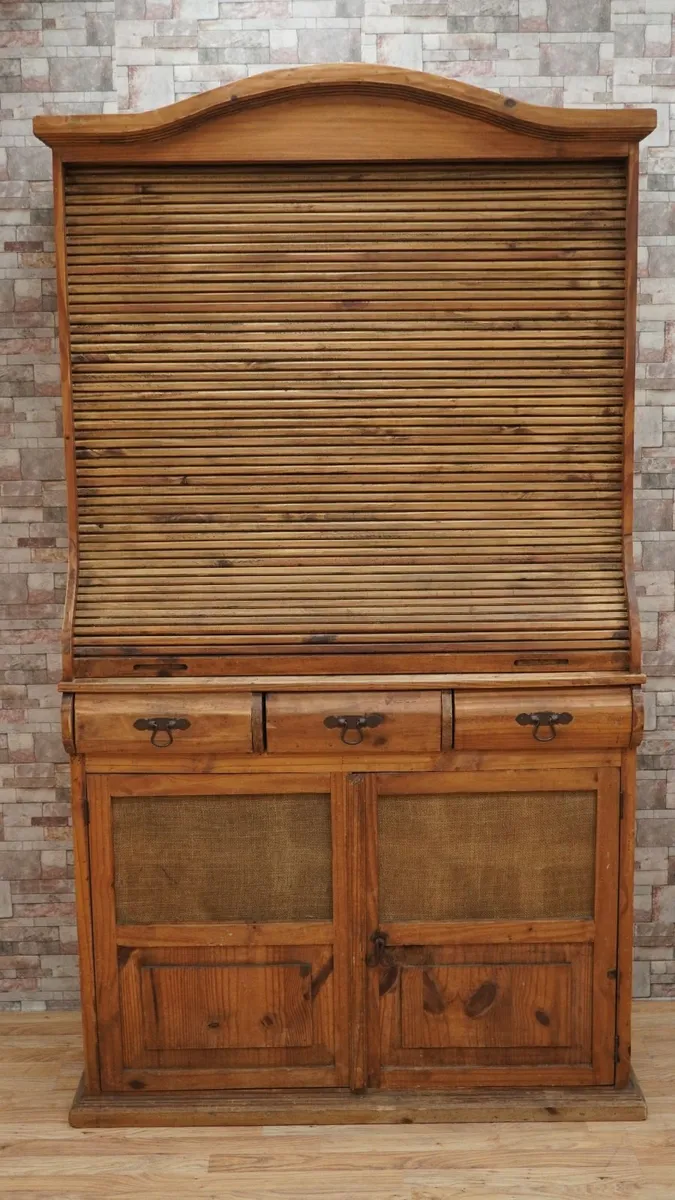 Mexican Rustic Pine Cantina Bar Cabinet - Image 2