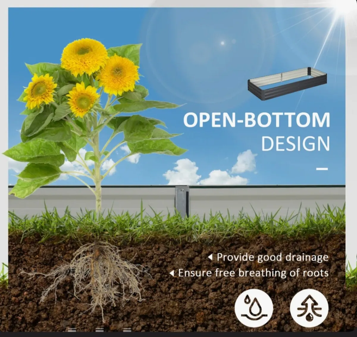 Two Raised Garden Beds (€70each) - Image 4