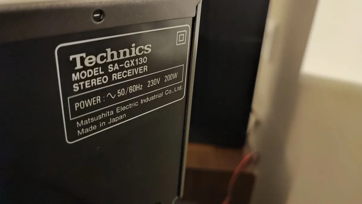 Class TECHNICS SA-GX130,genuineRemote.VGC.CLEANED. - Image 4