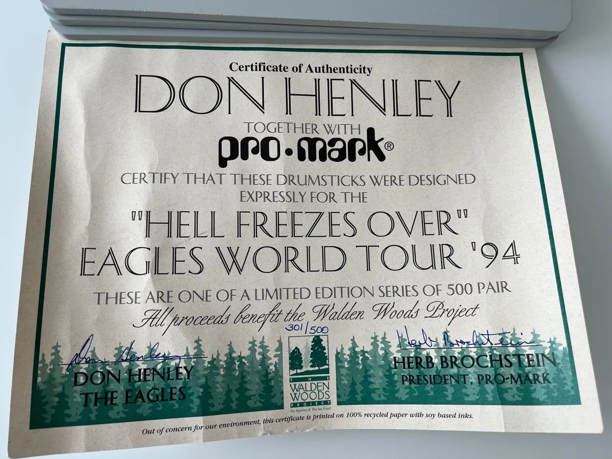 Don Henley Drum Sticks - Image 3