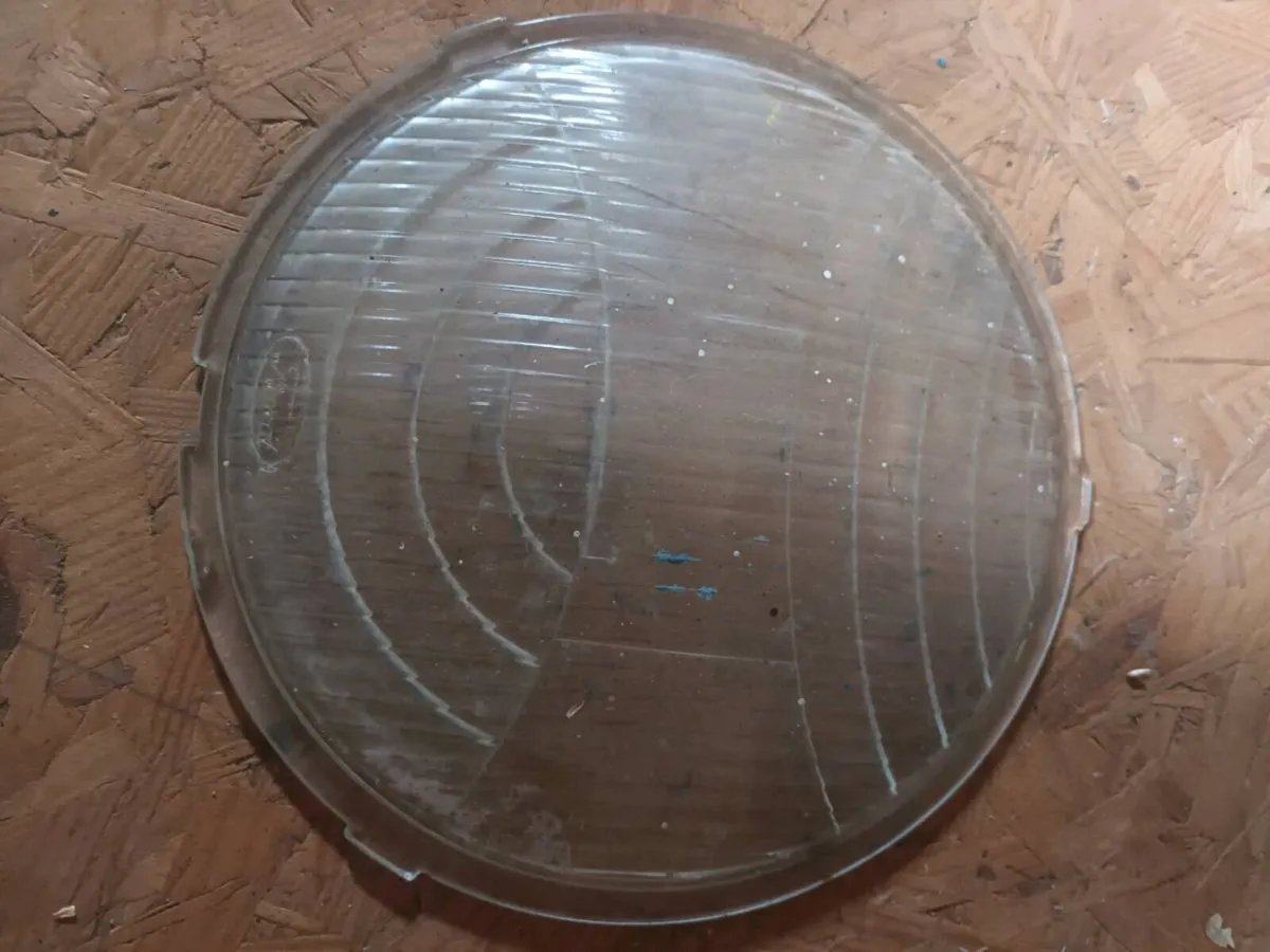 Domed vintage lamp glass