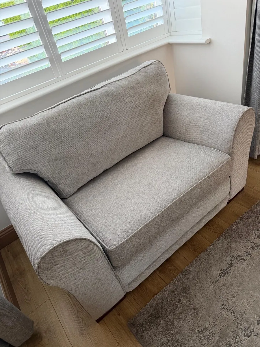 Sofa armchair and footstool - Image 2