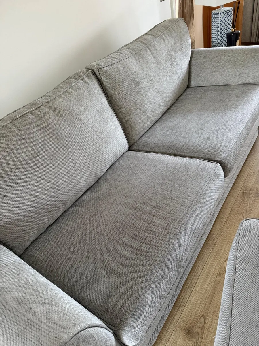Sofa armchair and footstool - Image 3