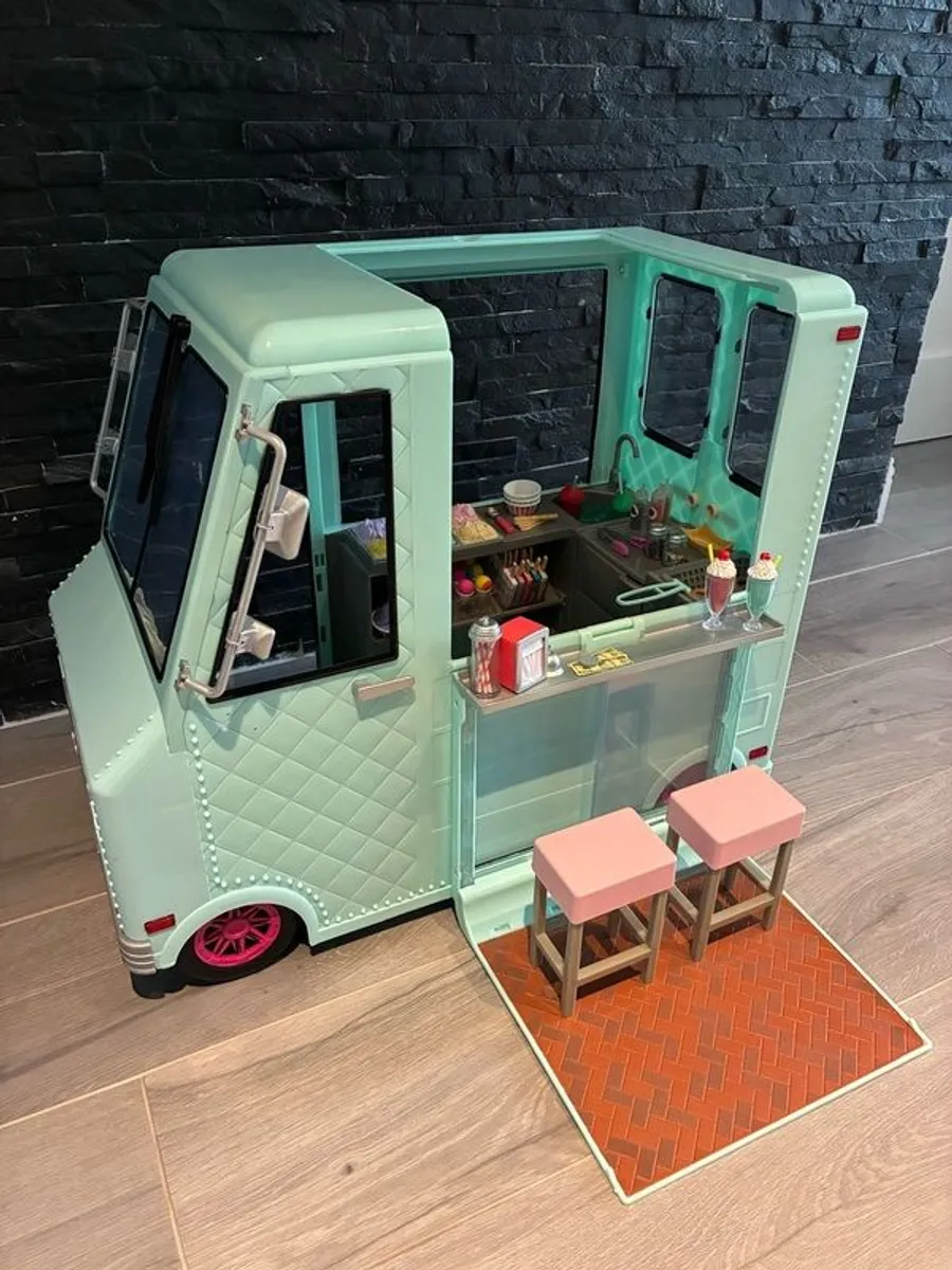 Our Generation Sweet Stop Ice Cream Truck Playset - Image 1