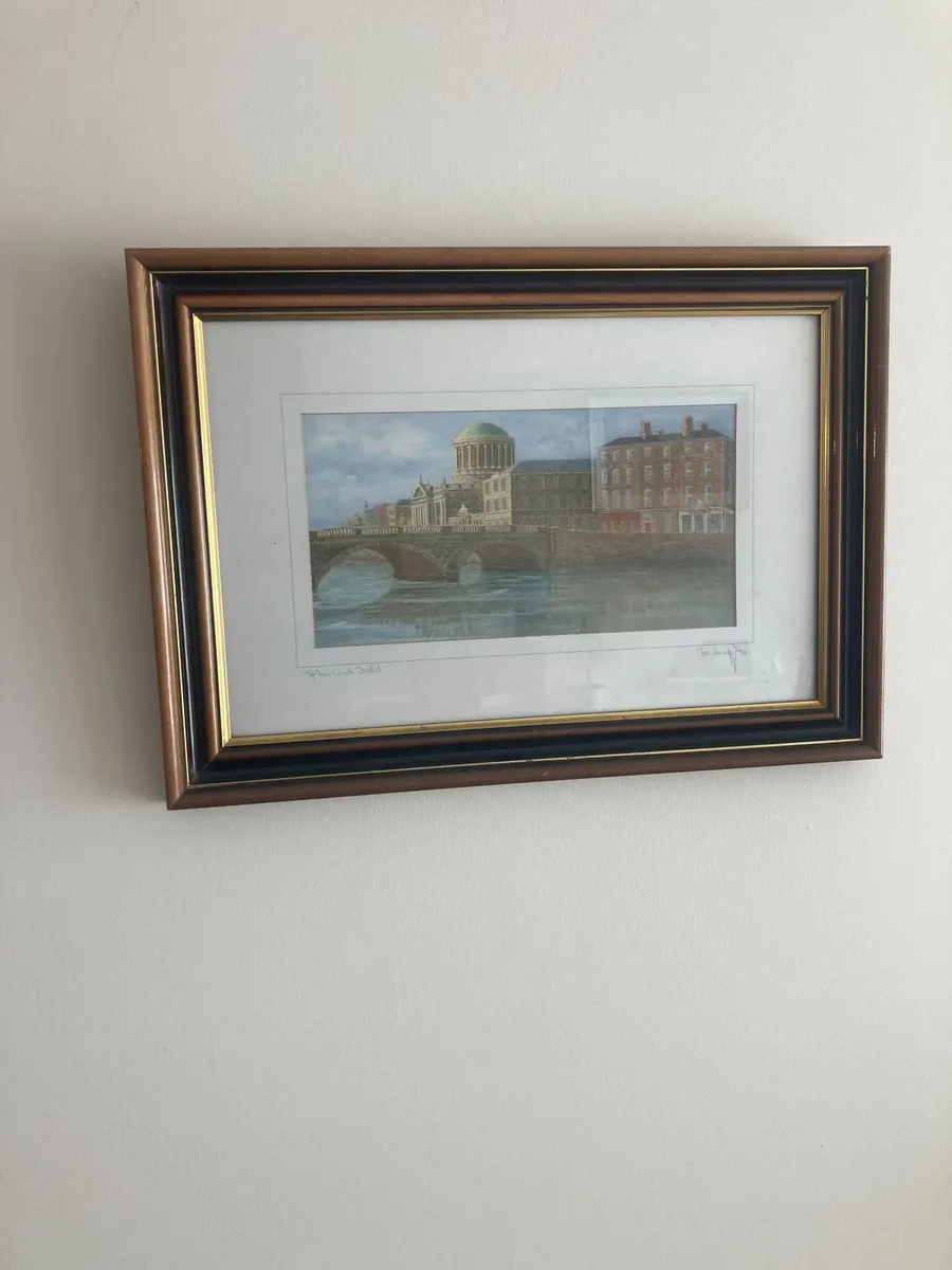 Vintage prints of Dublin x3 - Image 3