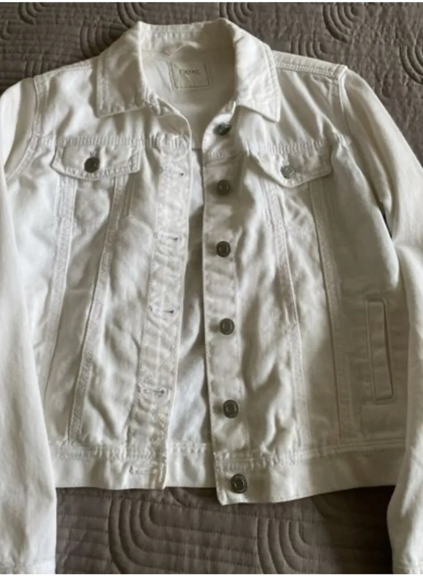 Next - White Denim Jacket - Age 13years - Image 2