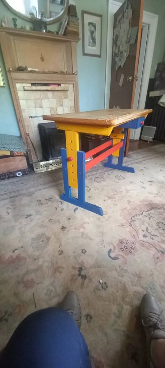 Art Table adjustable with drawe topr 109cm x 54cm - Image 3