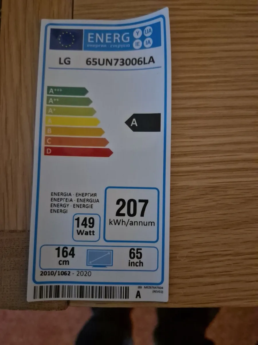 65inch LG flatscreen   tv