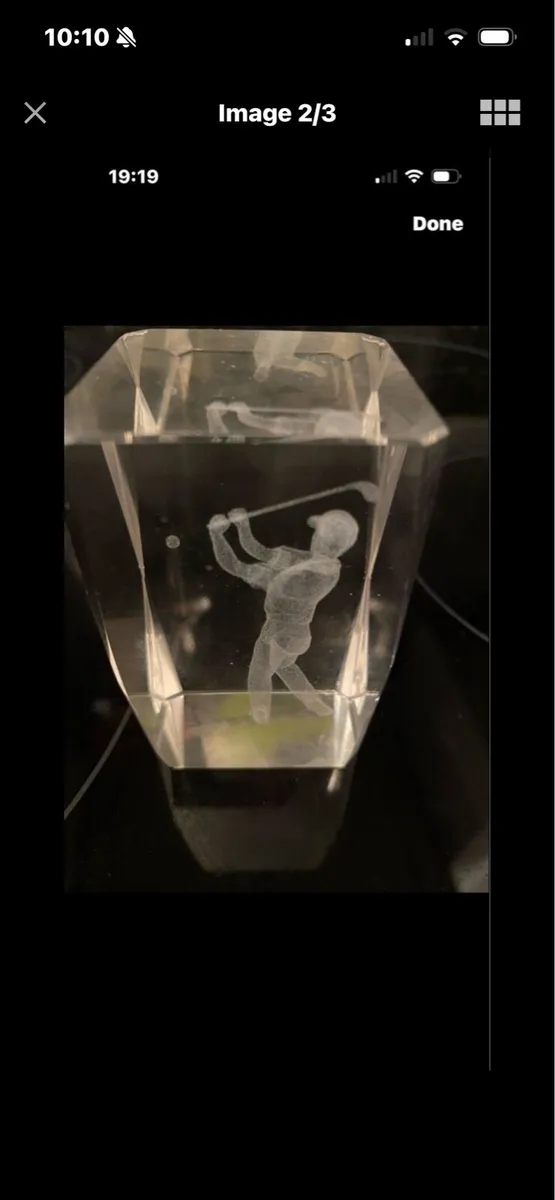 3D Laser Engraved Golf Display - Image 2
