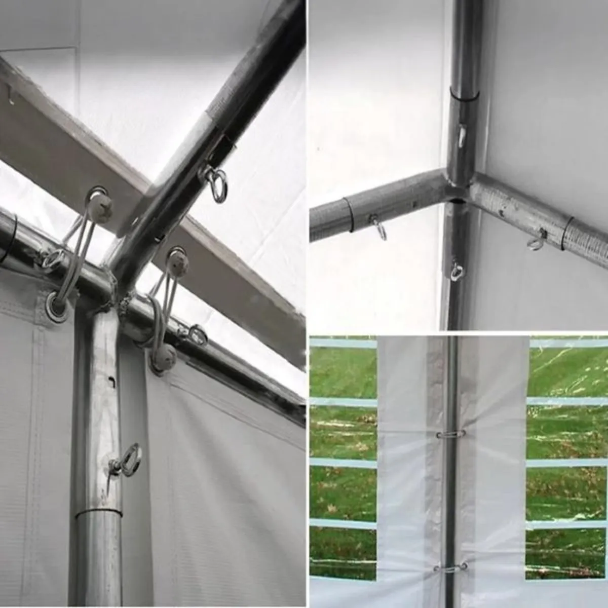Standard Marquee 4m x 10m PE cover bolt system - Image 3