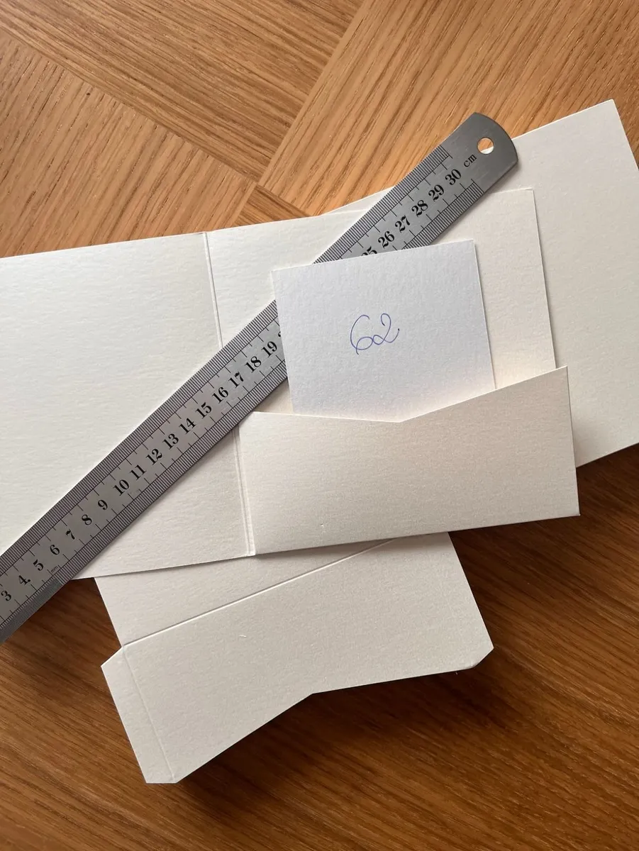 Pocket fold cards for weddings shimmer - Image 4