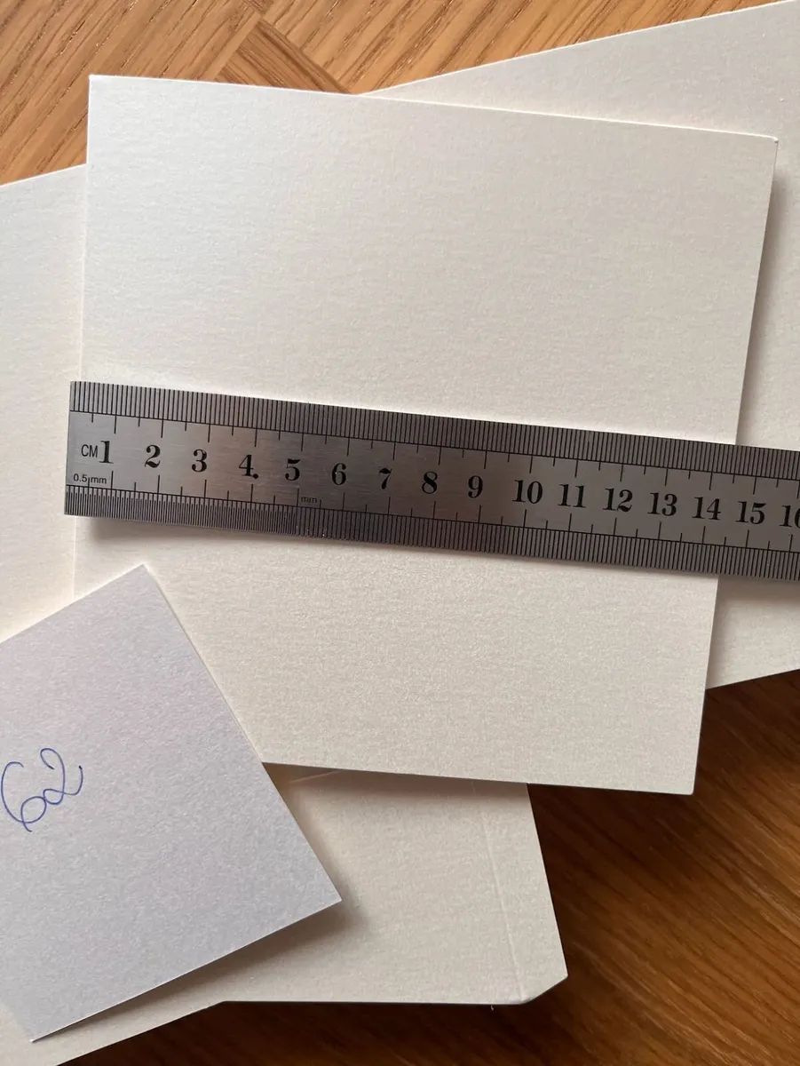 Pocket fold cards for weddings shimmer - Image 1