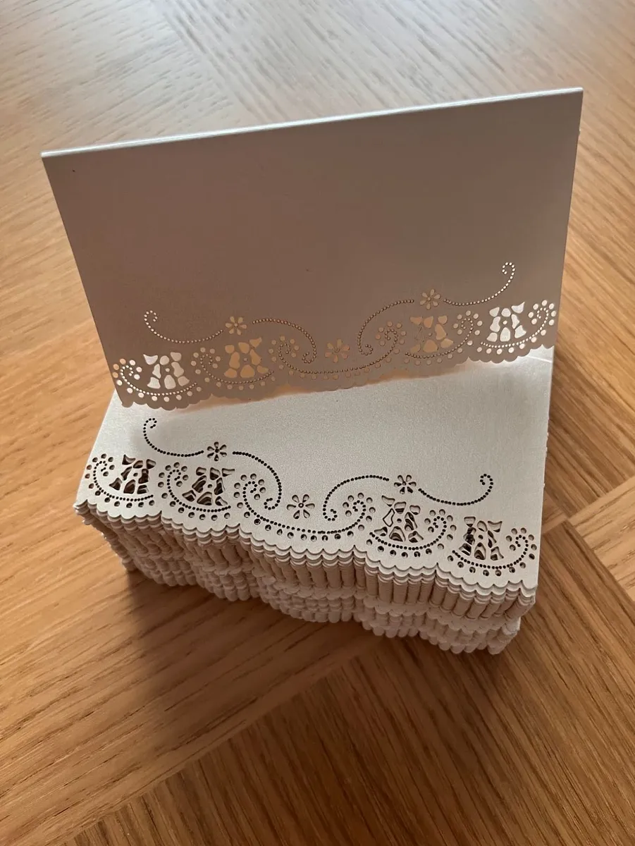 Shimmer Laser Cut Cards New - Image 1