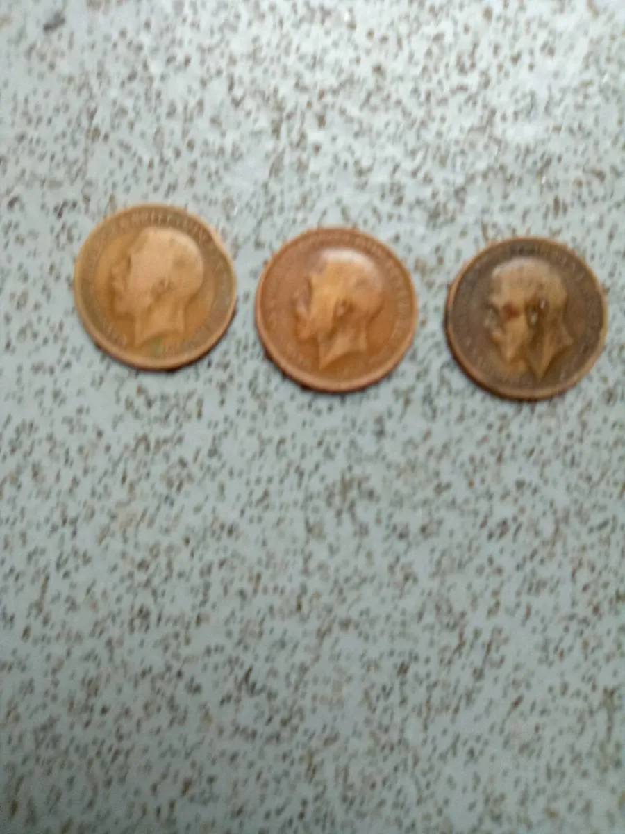 3. OLD.  ENGLISH.  PENNIES - Image 2