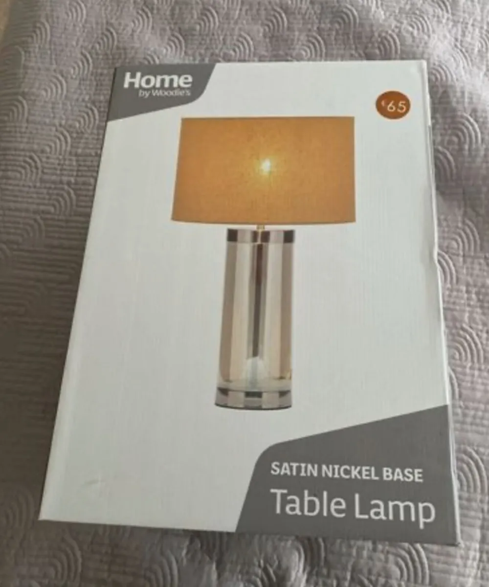Lamp - Satin Nickel/Ochre- Woodies - Image 1