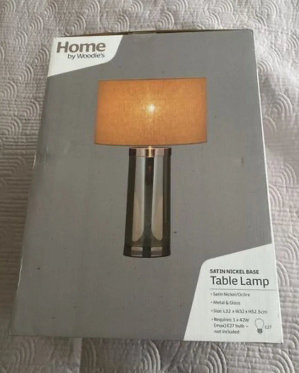 Lamp - Satin Nickel/Ochre- Woodies - Image 3