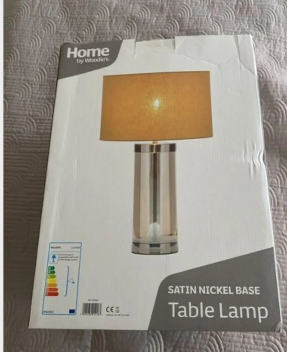 Lamp - Satin Nickel/Ochre- Woodies - Image 4