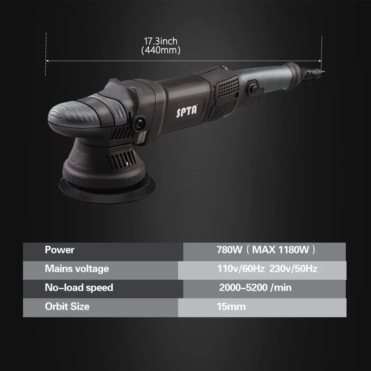 Buffer Polisher 5-Inch 125mm Dual Action Random - Image 4
