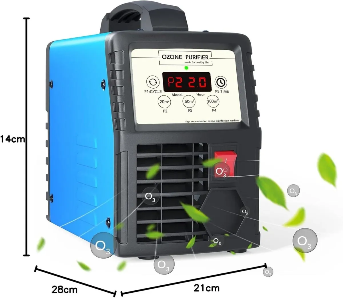 Ozone Generator Odor Eliminator for 300 m² Room - Image 2