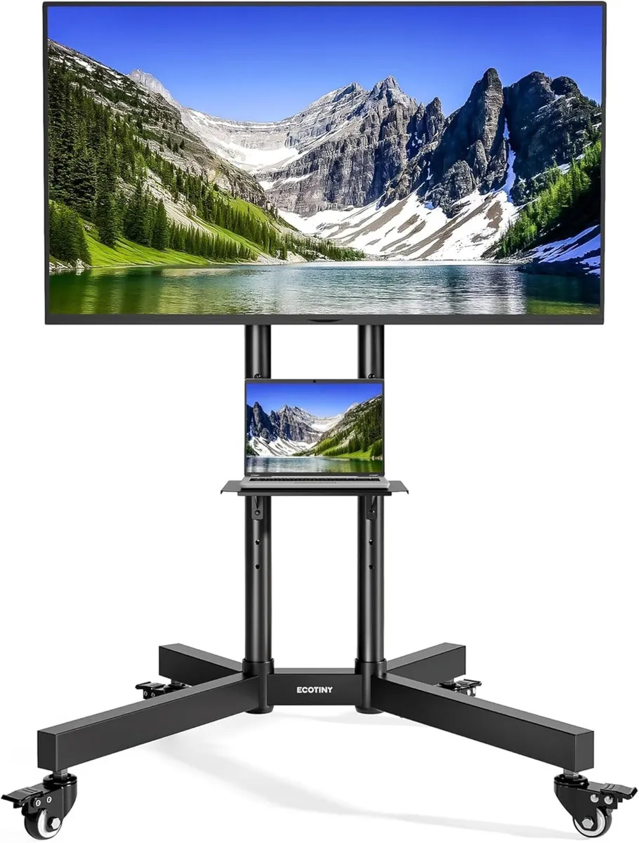 Rolling TV Stand for 32–85 Screens — Supports 70 - Image 1