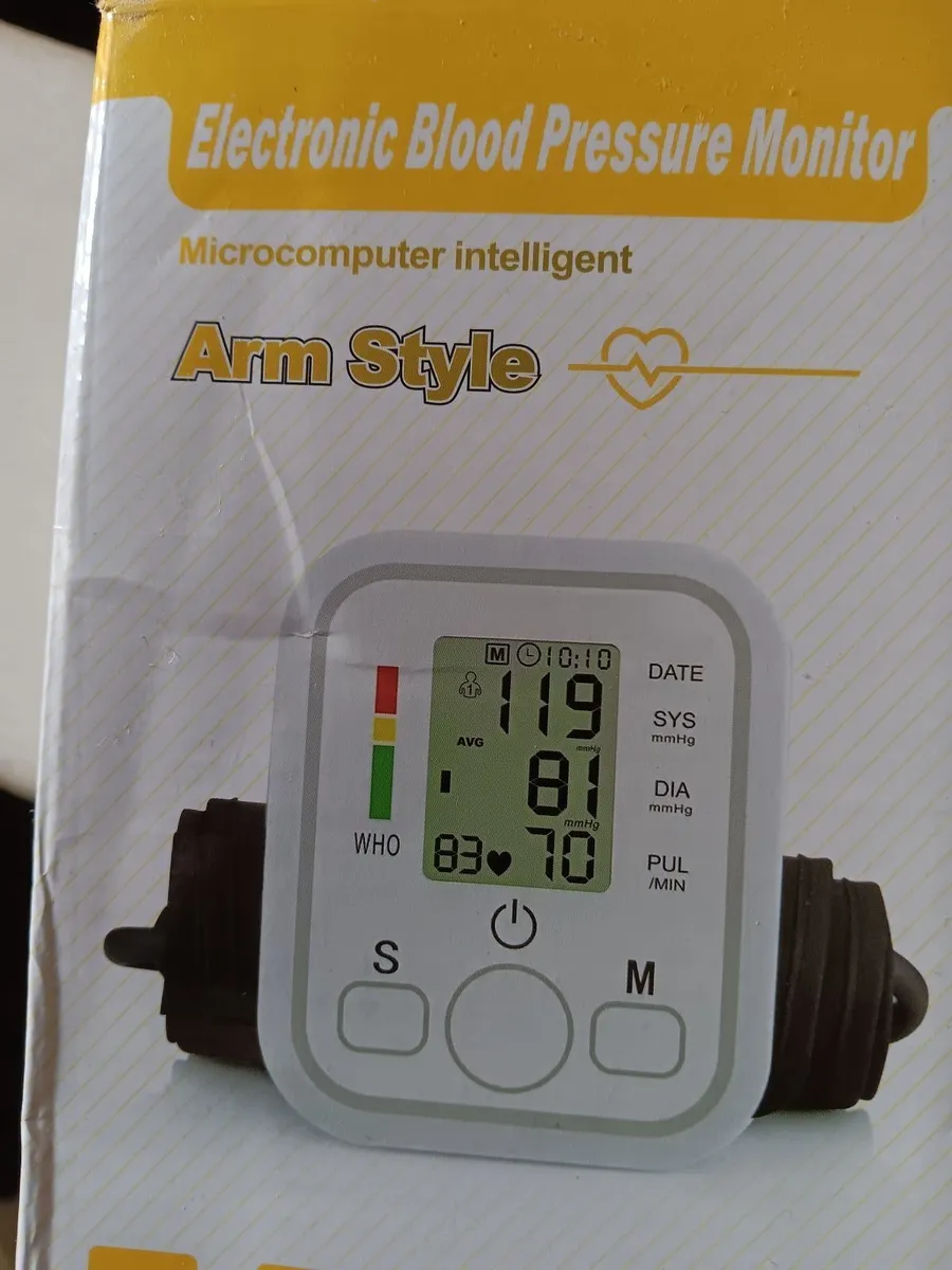 BLOOD PRESSURE MONITOR (NEW) - Image 1