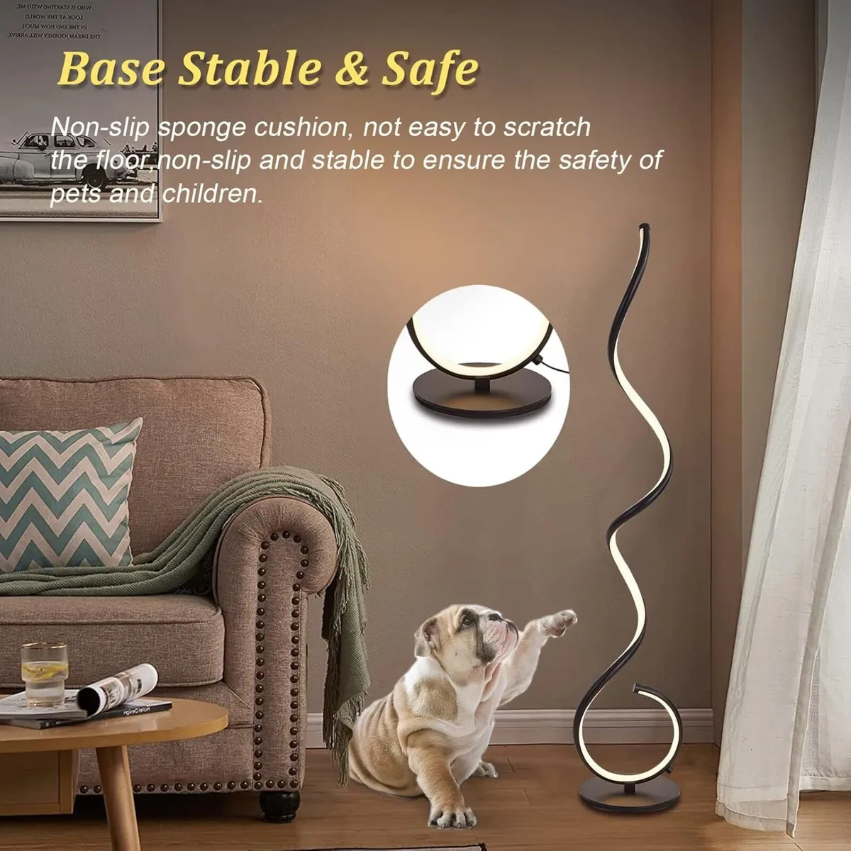Corner Floor Lamp-Standing Lamp for Living Room - Image 4