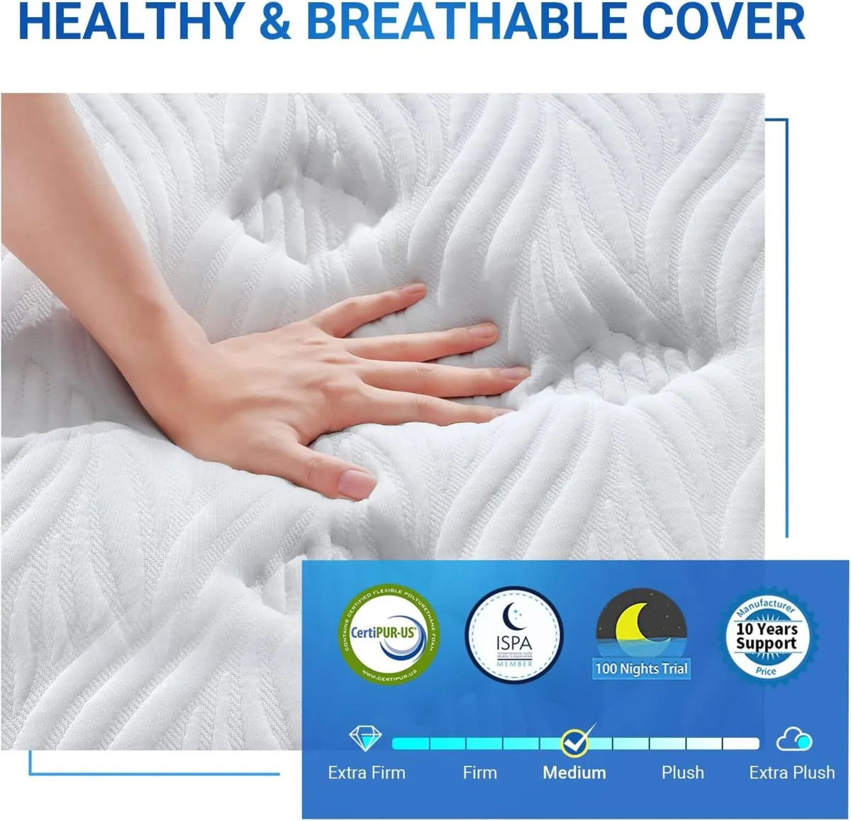 Bed Mattress Conventional Bamboo Charcoal Foam - Image 4