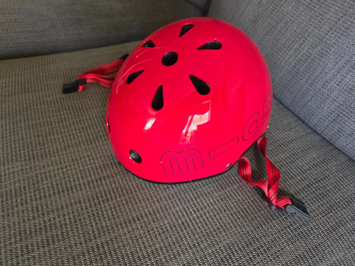 Kids Helmet – Micro (m-cro) Red – Size S - Image 1
