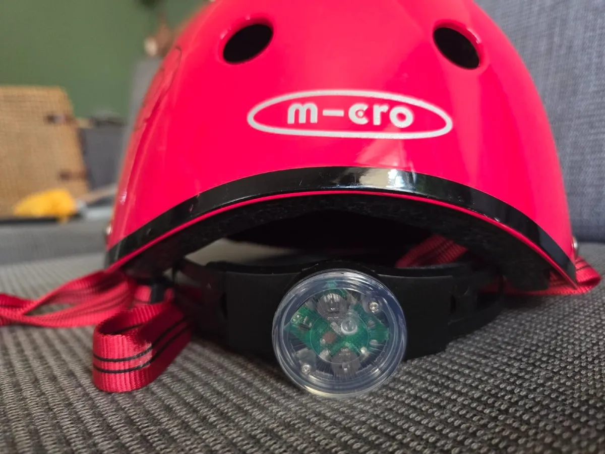 Kids Helmet – Micro (m-cro) Red – Size S - Image 2