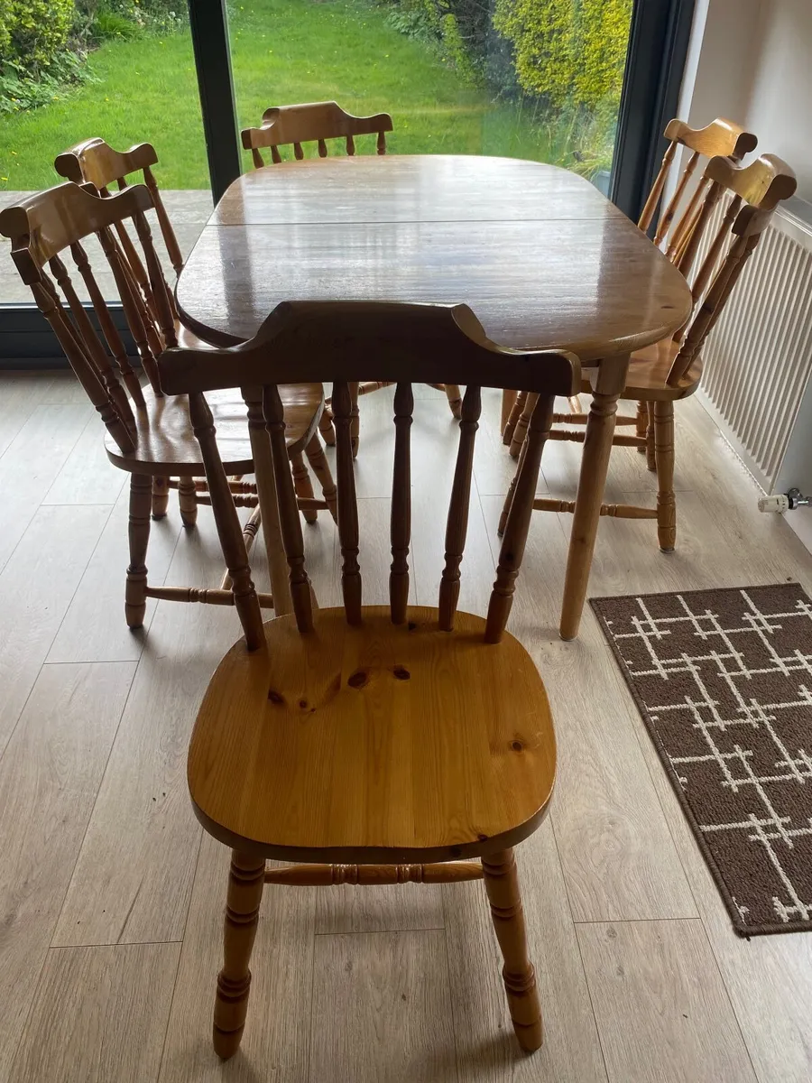 Dinning Table and 6 chairs - Image 2