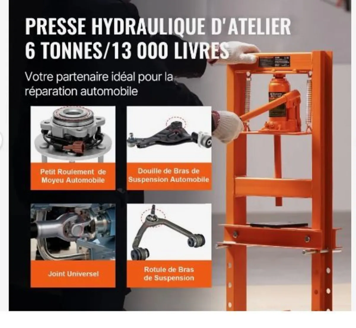 Hydraulic Shop Press 6 Ton - Image 3
