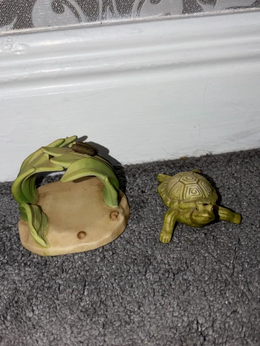 Vintage Franklin Mint Turtle Figurine - Image 2