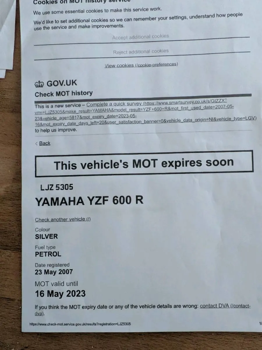Yamaha Thundercat yzf 600 - Image 2