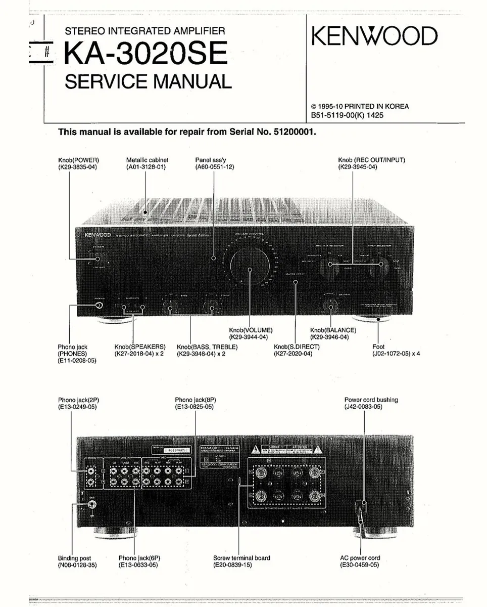 Amplifier Kenwood KA-3020SE. Japan - Image 3