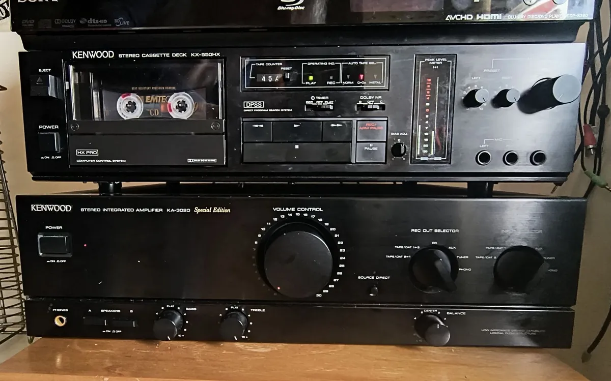 Kenwood KX-550HX Stereo Cassette Deck. Japan - Image 4