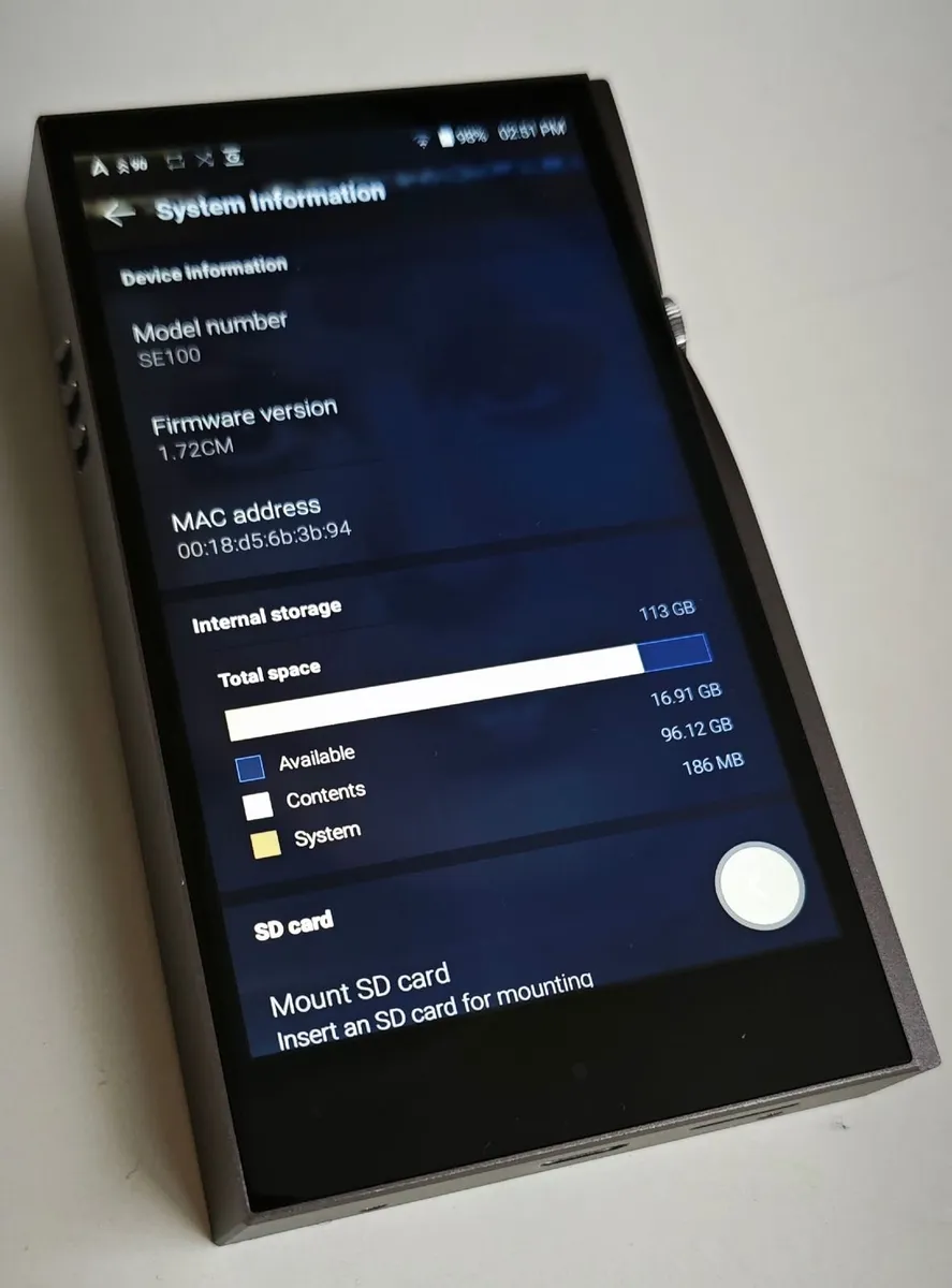 Astell&Kern SE100 Digital Audio Player - Image 1