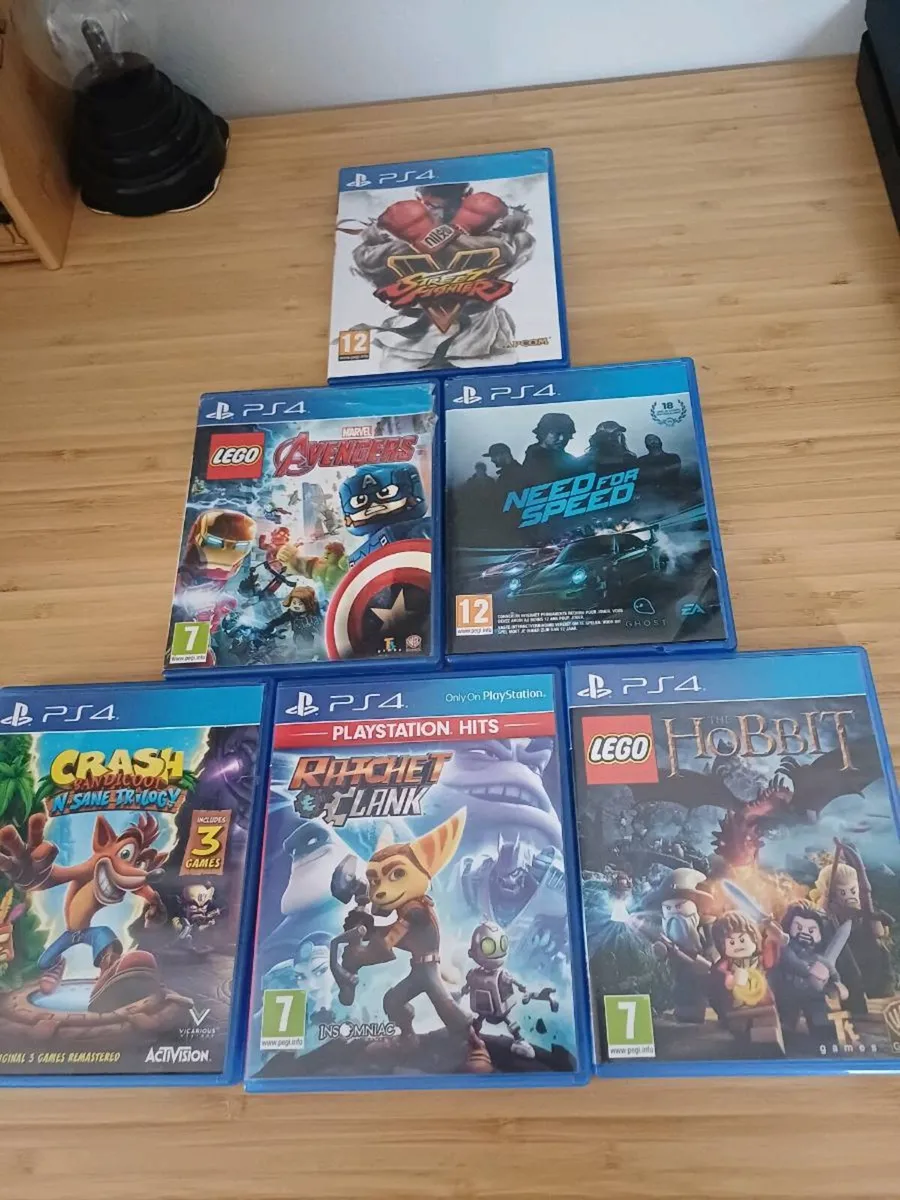 Playstation 4 - x2 Controllers - x6 Games - Image 3