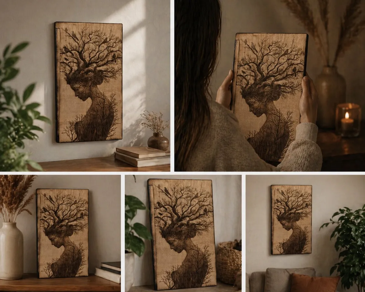 Craft wooden burning portraits - Image 3