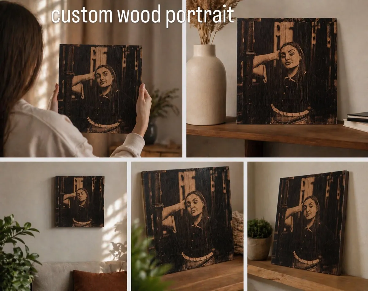 Craft wooden burning portraits - Image 2