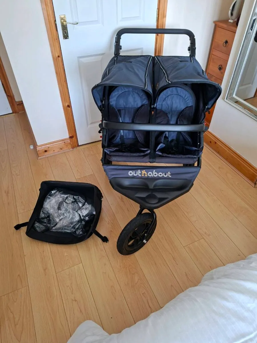 Out n About Double Nipper Buggy (and basket) - Image 1