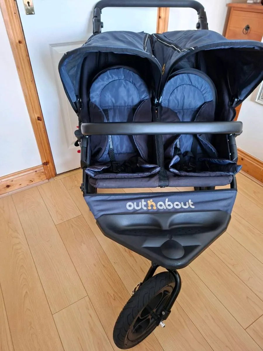 Out n About Double Nipper Buggy (and basket) - Image 4