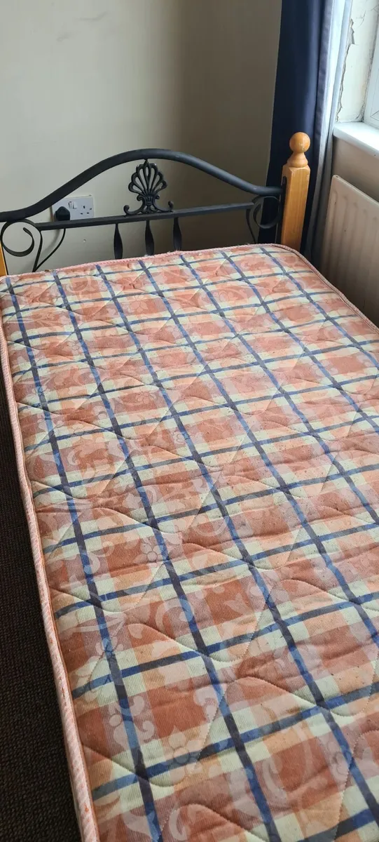 Matching Double and Single Pine Bed - Image 2