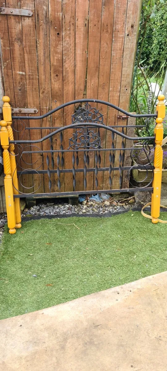 Matching Double and Single Pine Bed - Image 1