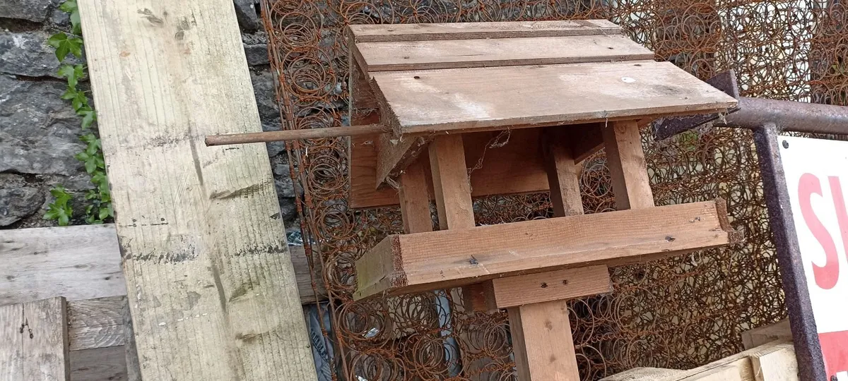 Bird House on Pole - Image 3