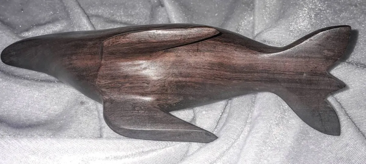 Heavy carved wooden seal - Image 2